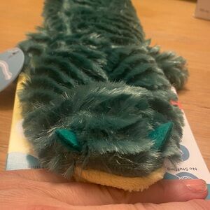 Plush Green Alligator Dog Toy Zippy Paws